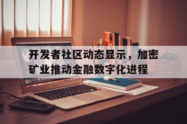 开发者社区动态显示，加密矿业推动金融数字化进程的简单介绍